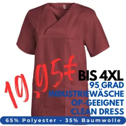 OP-KASACK 769 von LEIBER / Farbe: bordeaux / 50 % Baumwolle 50 % Polyester