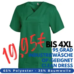 OP-KASACK 769 von LEIBER / Farbe: gärtnergrün / 50 % Baumwolle 50 % Polyester