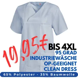 OP-KASACK 769 von LEIBER / Farbe: hellblau / 50 % Baumwolle 50 % Polyester