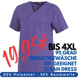 OP-KASACK 769 von LEIBER / Farbe: lila / 50 % Baumwolle 50 % Polyester