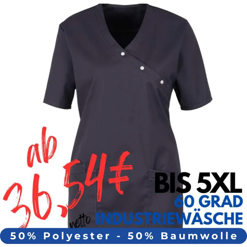 DAMEN - KASACK 941 von BEB / Farbe: dunkelgrau / 50% Baumwolle 50% Polyester | MEIN-KASACK.de - KASACK - KASACKS