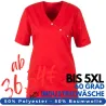 DAMEN - KASACK 941 von BEB / Farbe: rot / 50% Baumwolle 50% Polyester