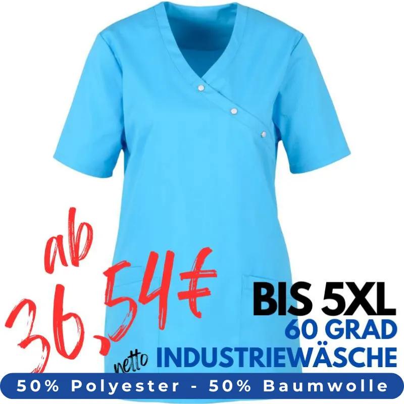 DAMEN - KASACK 941 von BEB / Farbe: türkis / 50% Baumwolle 50% Polyester | MEIN-KASACK.de - KASACK - KASACKS