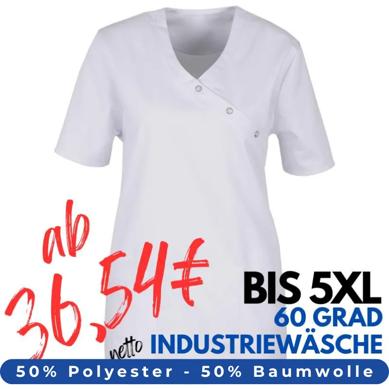 DAMEN - KASACK 941 von BEB / Farbe: weiß / 50% Baumwolle 50% Polyester | MEIN-KASACK.de - KASACK - KASACKS