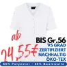 Damen - Kasack KS 63 - ESSENTIAL von KARLOWSKY / Farbe: weiß / 65% Polyester-35% Baumwolle-150 g