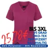 DAMEN - KASACK KS 66 - ESSENTIAL von KARLOWSKY / Farbe: fuchsia / 65% Polyester-35% Baumwolle-150 g