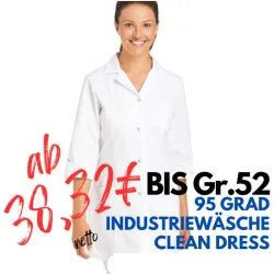DAMEN - LONGKASACK 347 von LEIBER / Farbe: weiß / 50 % Baumwolle 50 % Polyester
