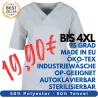DAMEN - OP - KASACK 2700 von MEIN-KASACK.de / Farbe: hellgrau / 50%PES - 50%Tencel - 200g/m²