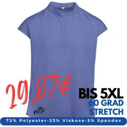 DAMEN - STRETCH - KASACK 239 von EXNER / Farbe: light blue / 72% Polyester, 23% Viscose, 5% Spandex, 180 g