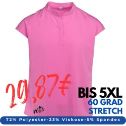 DAMEN - STRETCH - KASACK 239 von EXNER / Farbe: pink / 72% Polyester, 23% Viscose, 5% Spandex, 180 g