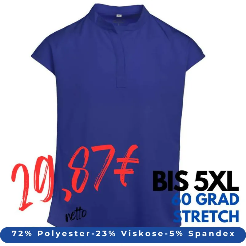 DAMEN - STRETCH - KASACK 239 von EXNER / Farbe: royal blau / 72% Polyester, 23% Viscose, 5% Spandex, 180 g | MEIN-KASACK.de - KASACK - KASACKS