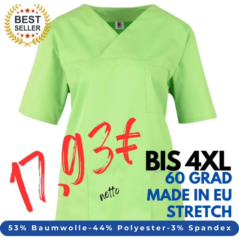 DAMEN - STRETCH - KASACK 2692 von MEIN-KASACK.de / Farbe: apple | MEIN-KASACK.de - KASACK - KASACKS