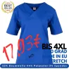 DAMEN - STRETCH - KASACK 2692 von MEIN-KASACK.de / Farbe: kornblau / 160g/m²-53% BW-44% PES-3% Spandex