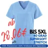 DAMEN - STRETCH - KASACK 280 - X-TOP von EXNER / Farbe: light blue / 73% Polyester, 22% Viscose, 5% Spandex, 180 g