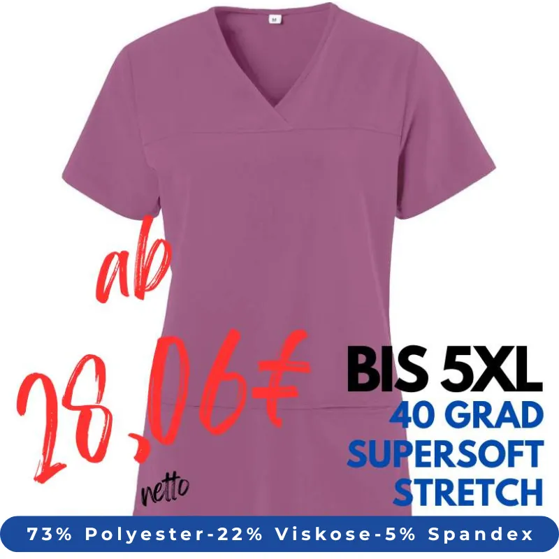 DAMEN - STRETCH - KASACK 280 - X-TOP von EXNER / Farbe: pink / 73% Polyester, 22% Viscose, 5% Spandex, 180 g | MEIN-KASACK.de - KASACK - KASACKS