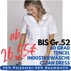 DAMEN - TENCEL - KASACK 1336 von LEIBER / Farbe: weiß / 48% Tencel, 48% Polyester, 4% Elastolefin