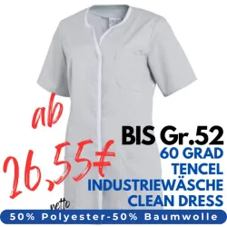 DAMEN - TENCEL - KASACK 1337 von LEIBER / Farbe: silbergrau / 50% Baumwolle, 50% Polyester