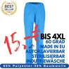 DAMEN ARBEITSHOSE MEDIZIN | 2648 von MEIN-KASACK.de / Farbe: azur / 170g/m² - 65%PES - 35%BW