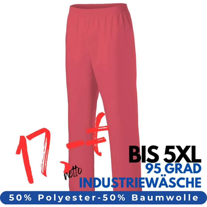 DAMEN ARBEITSHOSE MEDIZIN | 330 von MEIN-KASACK.de / Farbe: coral / 50% Baumwolle, 50% Polyester, 175 g | MEIN-KASACK.de - KASACK - KASACKS