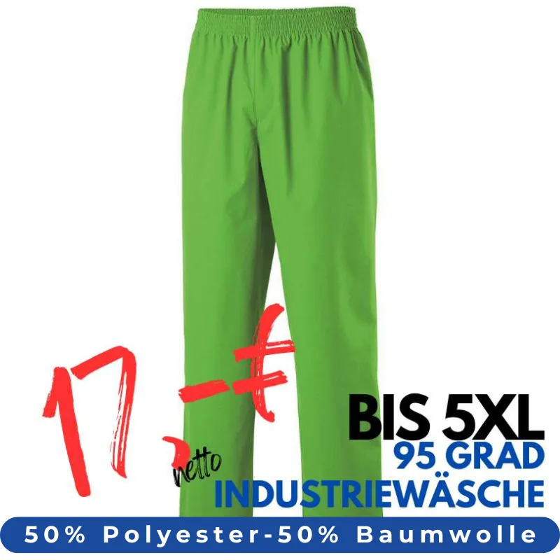 DAMEN ARBEITSHOSE MEDIZIN | 330 von MEIN-KASACK.de / Farbe: lemongreen / 50% Baumwolle, 50% Polyester, 175 g | MEIN-KASACK.de - KASACK - KASACKS