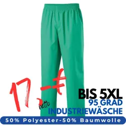 DAMEN ARBEITSHOSE MEDIZIN | 330 von MEIN-KASACK.de / Farbe: light green / 50% Baumwolle, 50% Polyester, 175 g