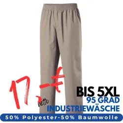 DAMEN ARBEITSHOSE MEDIZIN | 330 von MEIN-KASACK.de / Farbe: sand / 50% Baumwolle, 50% Polyester, 175 g