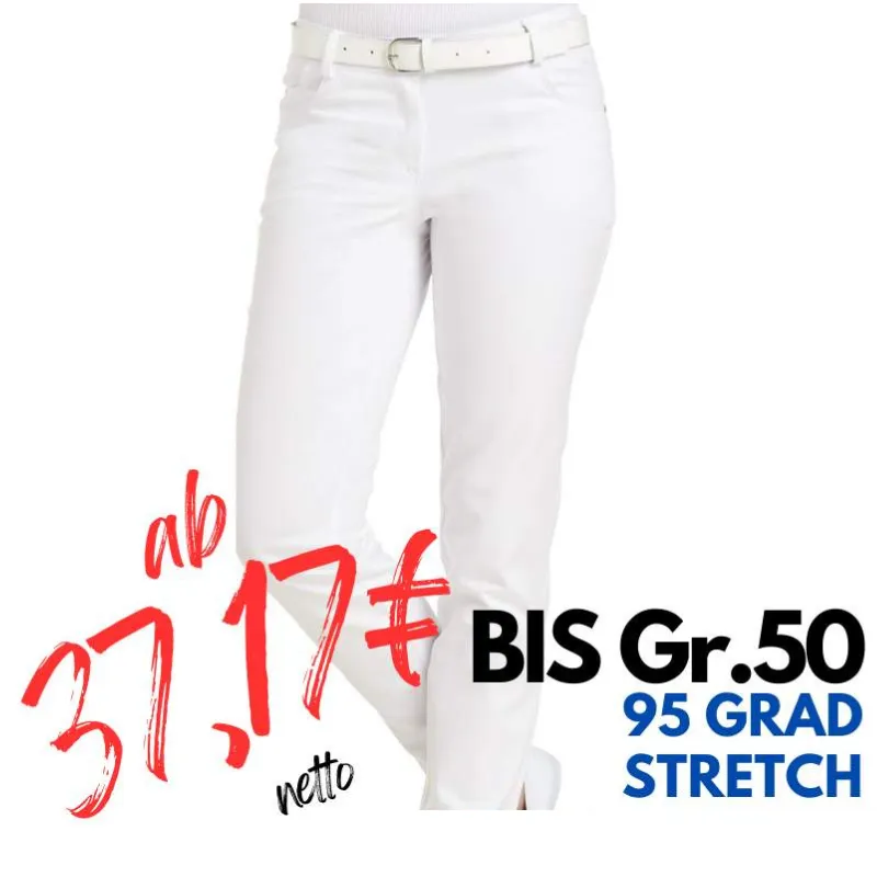 DAMEN ARBEITSHOSE MEDIZIN | 6700 von LEIBER / Farbe: weiß / 97 % Baumwolle 3 % Elastolefin | MEIN-KASACK.de - KASACK - KASACKS