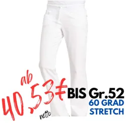 DAMEN ARBEITSHOSE MEDIZIN | 6950 von LEIBER / Farbe: weiß / 65 % Polyester 35 % Baumwolle