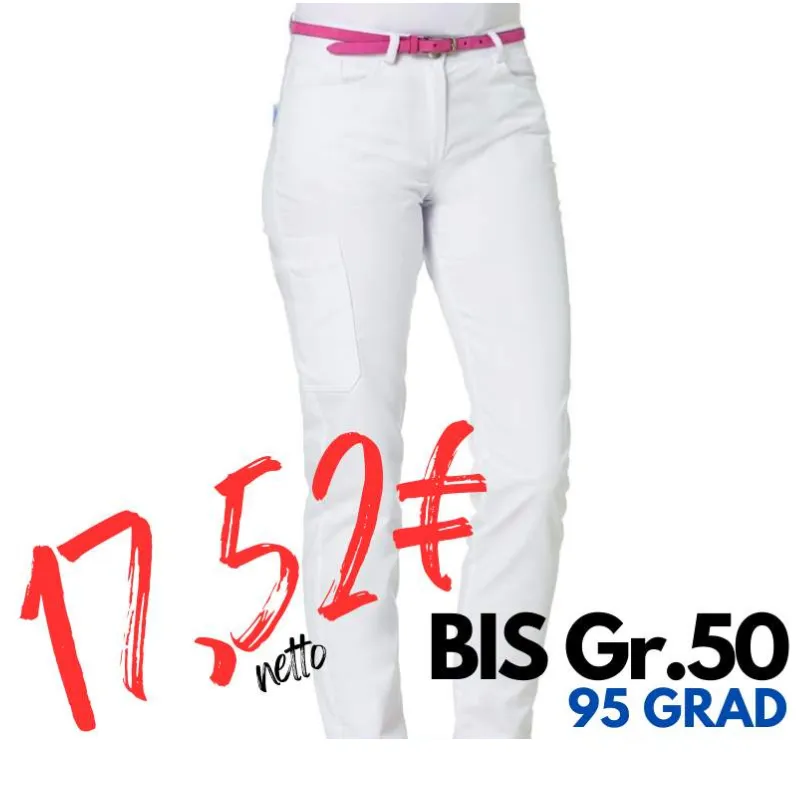 DAMEN ARBEITSHOSE MEDIZIN | 7490 von LEIBER / Farbe: weiß / 50 % Baumwolle 50% Polyester | MEIN-KASACK.de - KASACK - KASACKS