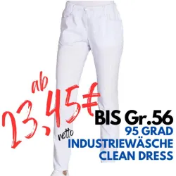 DAMEN ARBEITSHOSE MEDIZIN | 8320 von LEIBER / Farbe: weiß / 35 % Baumwolle 65% Polyester