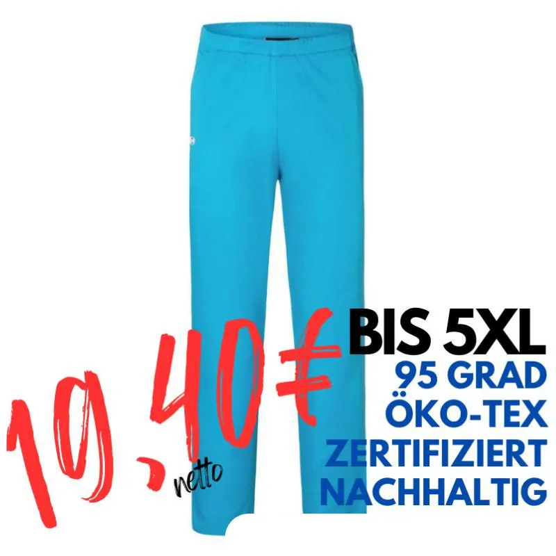 DAMEN ARBEITSHOSE MEDIZIN | ESSENTIAL HM 14 von KARLOWSKY / Farbe: pazifikblau / 65% Polyester 35% Baumwolle 150g | MEIN-KASACK.de - KASACK - KASACKS