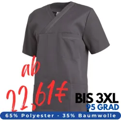 HERREN - KASACK 2451 von LEIBER / Farbe: anthrazit / 65 % Polyester 35 % Baumwolle