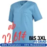 HERREN - KASACK 2451 von LEIBER / Farbe: türkis / 65 % Polyester 35 % Baumwolle