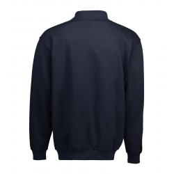 Klassisches Herren Polo-Sweatshirt 601 von ID / Farbe: navy / 70% BAUMWOLLE 30% POLYESTER - | MEIN-KASACK.de | kasack | 