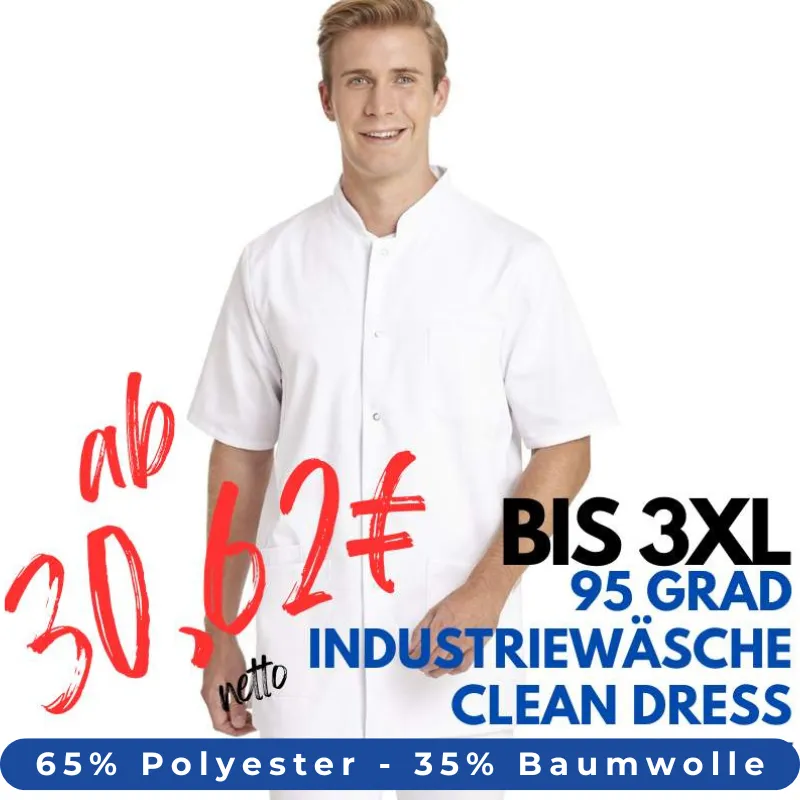 HERREN - LONGKASACK 9940 von LEIBER / Farbe: weiß / 65 % Polyester 35 % Baumwolle | MEIN-KASACK.de - KASACK - KASACKS