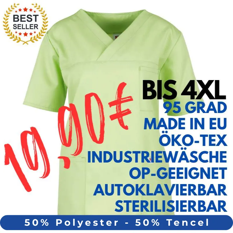 HERREN - OP - KASACK 2700 von MEIN-KASACK.de / Farbe: apple / 50% Polyester - 50% Tencel - 200g/m² | MEIN-KASACK.de - KASACK - KASACKS