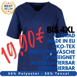 HERREN - OP - KASACK 2700 von MEIN-KASACK.de / Farbe: marine / 50%PES - 50%Tencel - 200g/m²