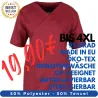 HERREN - OP - KASACK 2700 von MEIN-KASACK.de / Farbe: weinrot / 50%PES - 50%Tencel - 200g/m²
