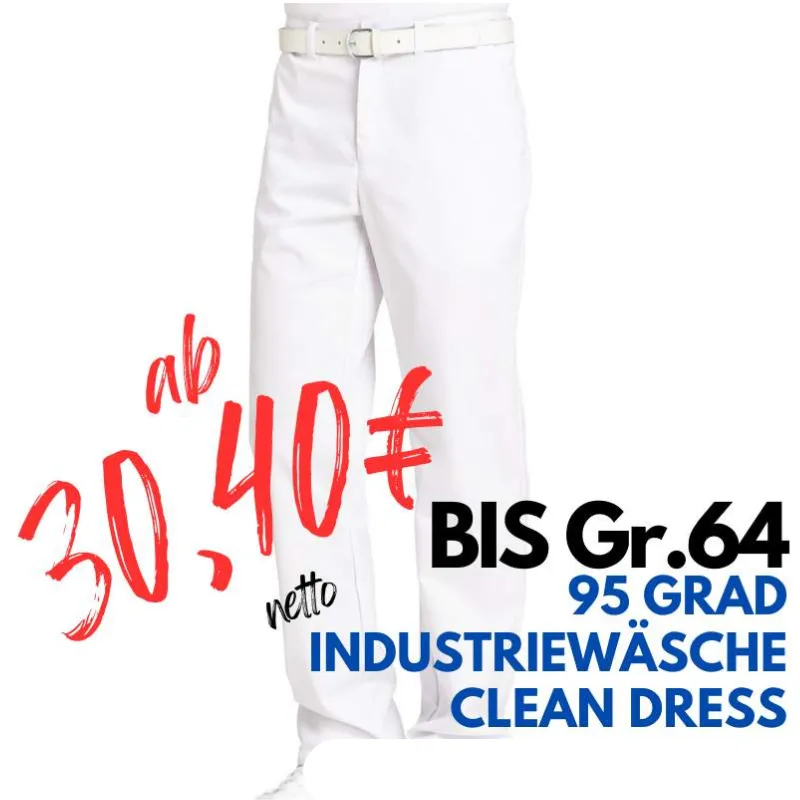 HERREN ARBEITSHOSE MEDIZIN | 2120 von LEIBER / Farbe: weiß / 65 % Polyester 35 % Baumwolle | MEIN-KASACK.de - KASACK - KASACKS