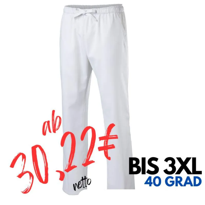 HERREN ARBEITSHOSE MEDIZIN | 310 von EXNER / Farbe: weiß / 65% Baumwolle / 35% Polyester, 220g | MEIN-KASACK.de - KASACK - KASACKS