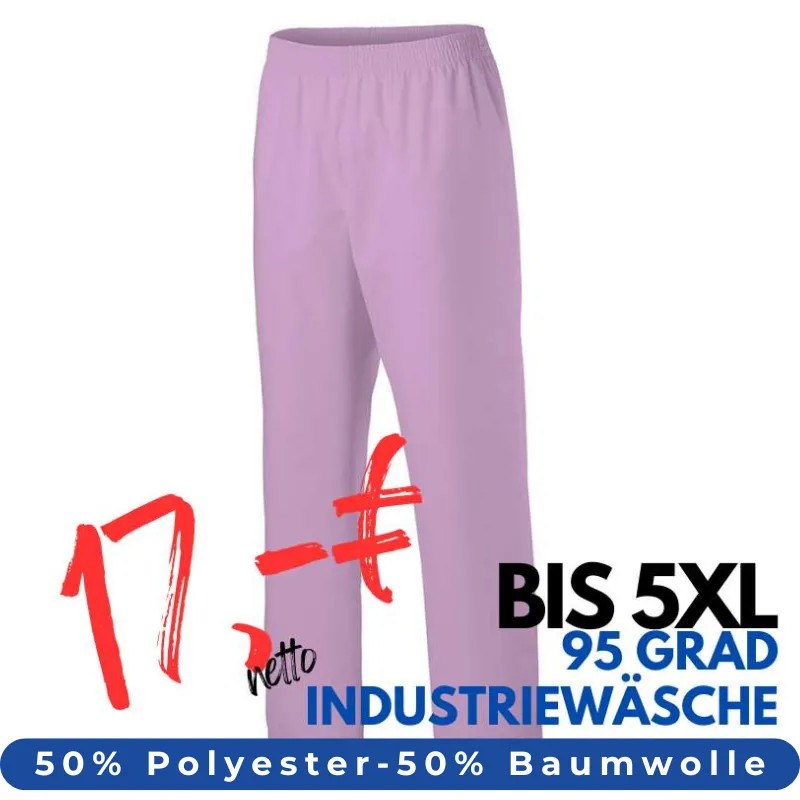 HERREN ARBEITSHOSE MEDIZIN | 330 von MEIN-KASACK.de / Farbe: Flieder / 50% Baumwolle, 50% Polyester, 175 g | MEIN-KASACK.de - KASACK - KASACKS