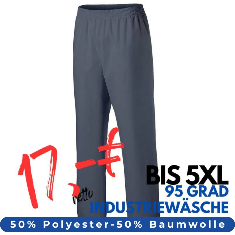 HERREN ARBEITSHOSE MEDIZIN | 330 von MEIN-KASACK.de / Farbe: graphit / 50% Baumwolle, 50% Polyester, 175 g | MEIN-KASACK.de - KASACK - KASACKS