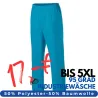 HERREN ARBEITSHOSE MEDIZIN | 330 von MEIN-KASACK.de / Farbe: teal / 50% Baumwolle, 50% Polyester, 175 g
