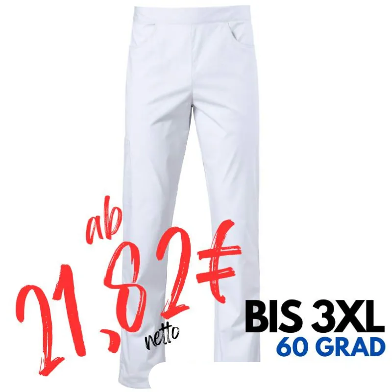 HERREN ARBEITSHOSE MEDIZIN | 331 von EXNER / Farbe: weiß / 50% Baumwolle, 50% Polyester | MEIN-KASACK.de - KASACK - KASACKS