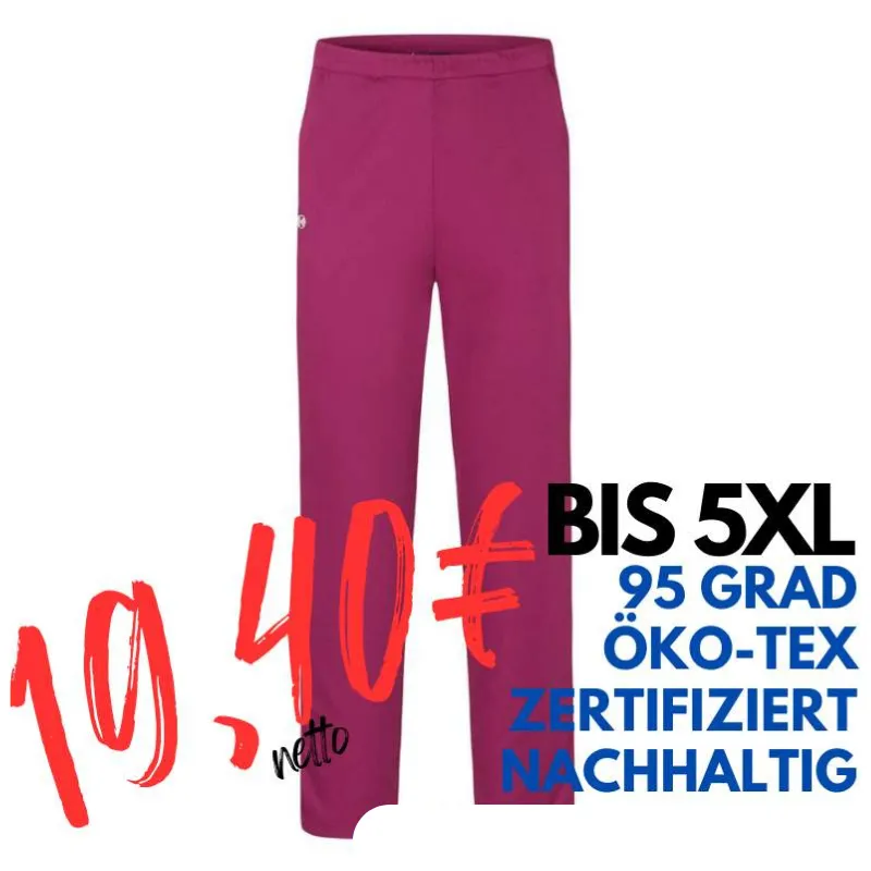 HERREN ARBEITSHOSE MEDIZIN | ESSENTIAL HM 14 von KARLOWSKY / Farbe: fuchsia / 65% Polyester 35% Baumwolle 150g | MEIN-KASACK.de - KASACK - KASACKS