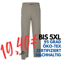 HERREN ARBEITSHOSE MEDIZIN | ESSENTIAL HM 14 von KARLOWSKY / Farbe: salbei / 65% Polyester 35% Baumwolle 150g