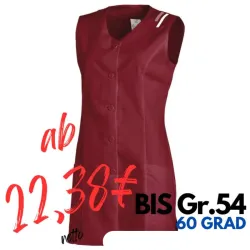 KASACK OHNE ARM 1246 von LEIBER / Farbe: bordeaux / 65 % Polyester 35 % Baumwolle