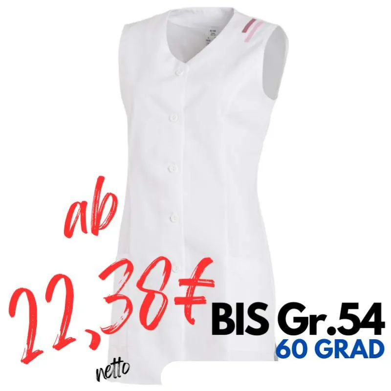 KASACK OHNE ARM 1246 von LEIBER / Farbe: weiß / 65 % Polyester 35 % Baumwolle | MEIN-KASACK.de - KASACK - KASACKS