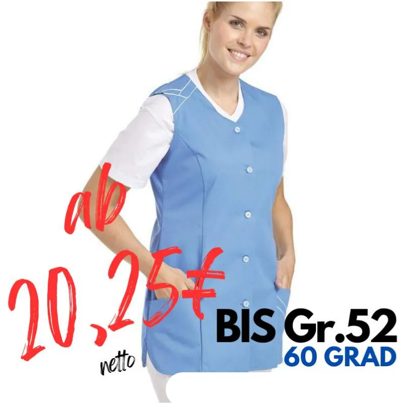 KASACK OHNE ARM 1247 von LEIBER / Farbe: blau / 65 % Polyester 35 % Baumwolle | MEIN-KASACK.de - KASACK - KASACKS