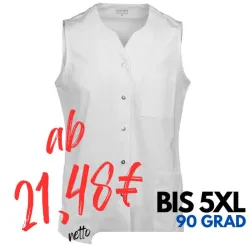 KASACK OHNE ARM 242 von EXNER / Farbe: weiß / 50% Polyester 50% Baumwolle